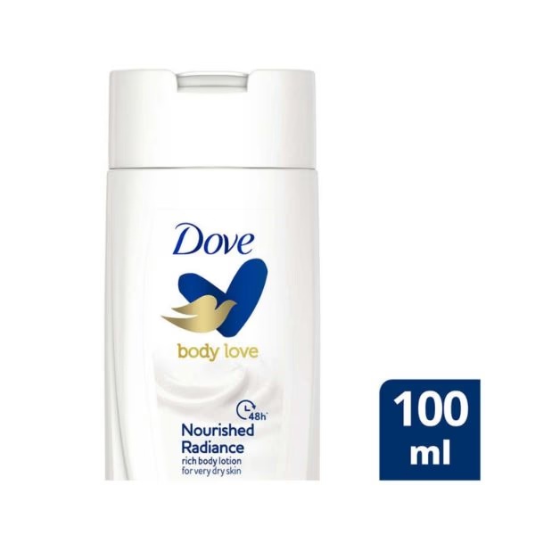 Dove Body Love Nourished Radiance Body Lotion Paraben Free 100 ml