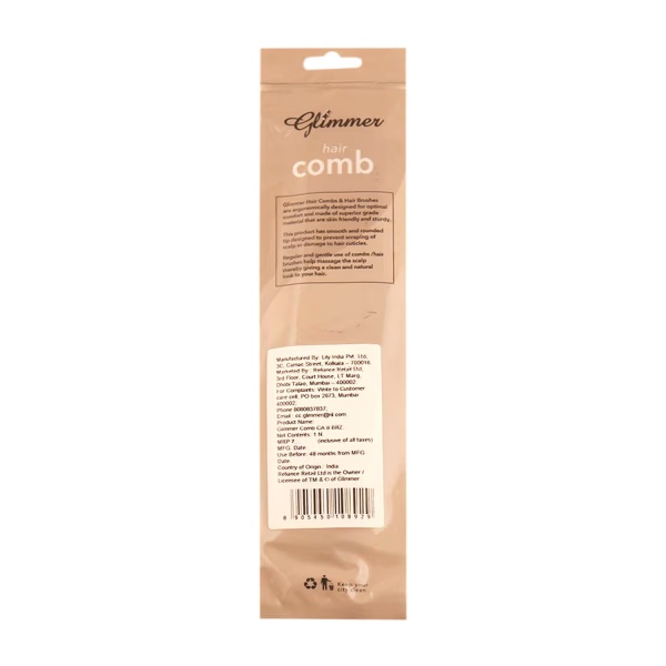 Glimmer Comb CA 8 Inch Bronze 1's