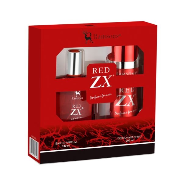 Ramsons RedZx Gift Pack (1 EDP - 100ml & 1 Body Spray - 200ml) 2's