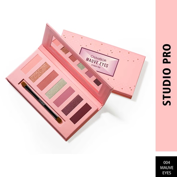 Chambor Studio Pro Mauve Eyes - Eye Shadow Palette Make Up 8.4 gm