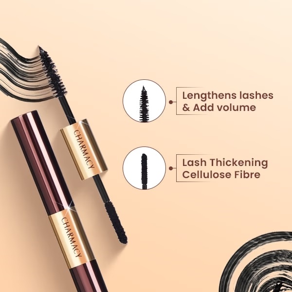 Charmacy Milano Power Lash Mascara (4gm+1gm) 5 gm