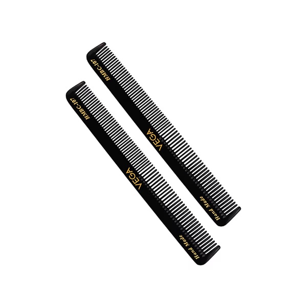 Vega Slim General Grooming Hair Comb for Men and Women, Black (VC2HMBC-107) 2's