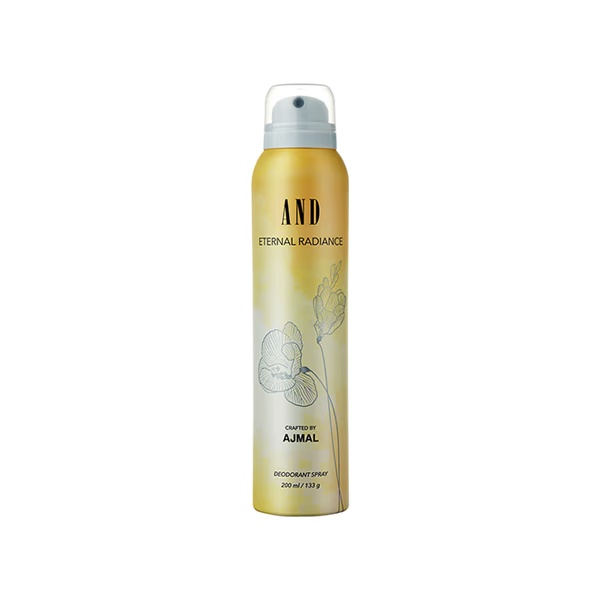 And Eternal Radiance Deodorant Body Spray Gift For Women Longlasting Crafted By Ajmal 200 ml