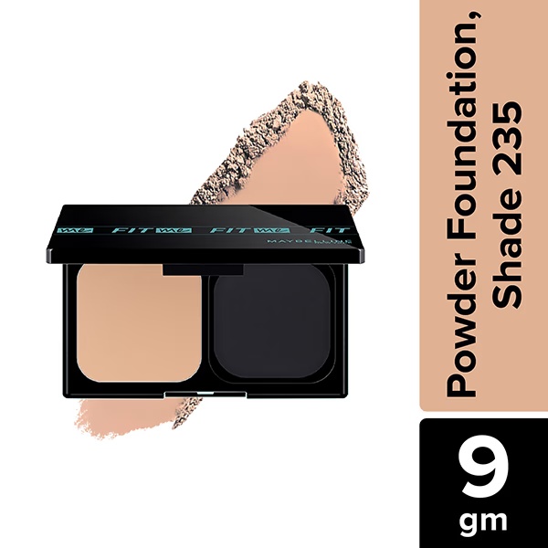 Maybelline New York Fit Me Matte + Poreless Powder Foundation 24 Hr Oil Control SPF44/Pa++++ 235 9 gm