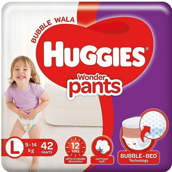 Huggies Wonder Pants Diapers (L) 42's