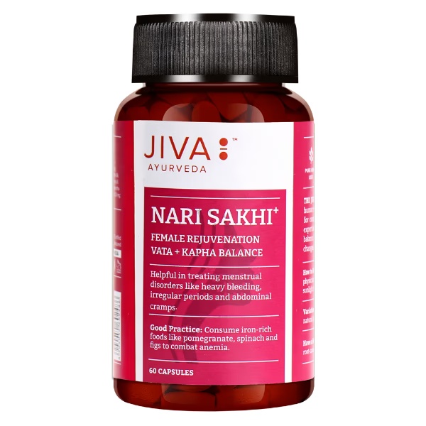 Jiva Ayurveda Nari Sakhi Capsules 60's 1 7168-jiva-ayurveda-nari-sakhi-capsules-60-s-1.jpg