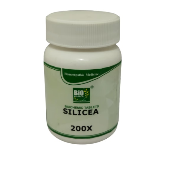 Bio-India's Biochemic Tablet - Silicea 200X 25 gm