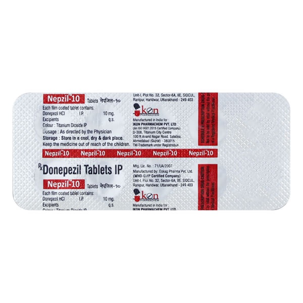 NEPZIL 10 Tablet 10's