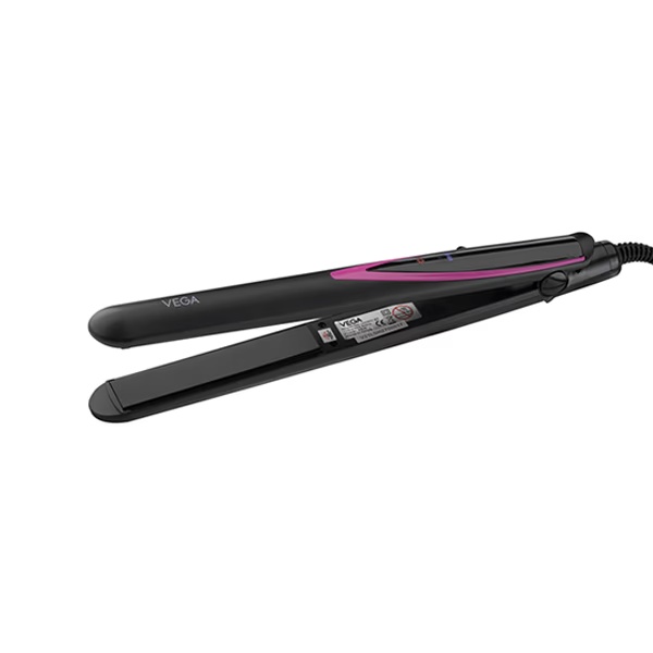 VEGA Self Style Hair Straightener With Temperature Control and Ceramic Coated Plates (VHSH-27) Black 1 gm