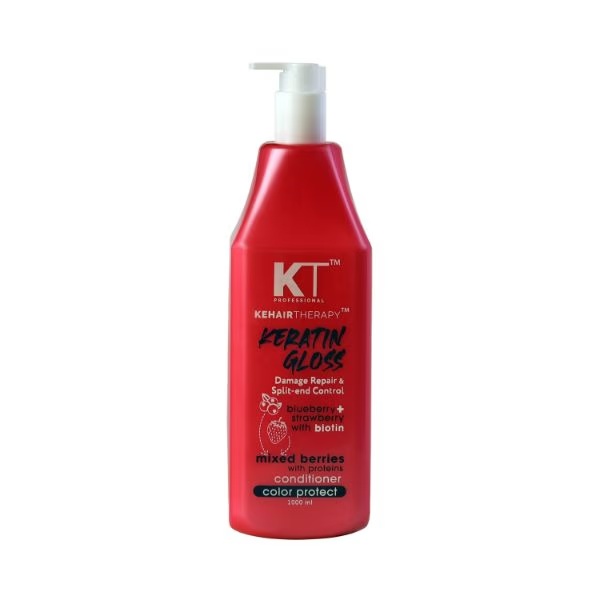 Kt Professional Keratin Gloss Damage Repair and Split End Control Hair Shampoo 1000 ml