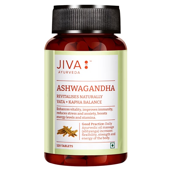 Jiva Ayurveda Ashwagandha Tablets 120's