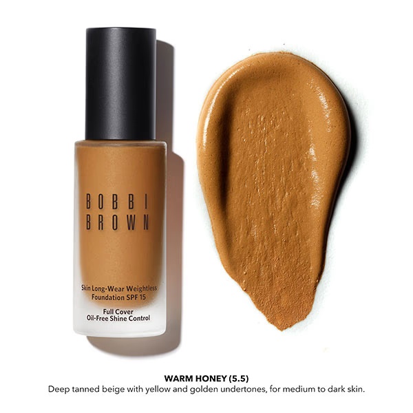 Bobbi Brown Skin Long-Wear Weightless Foundation - Warm Honey (W-066) 30 ml