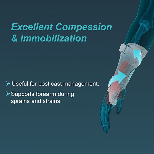 Tynor Wrist and Forearm Splint Left (M) (E 03)