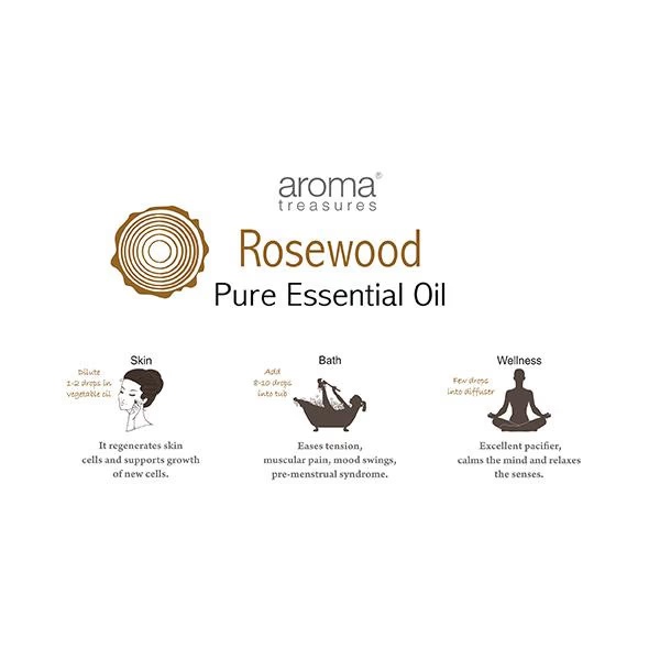 Aroma Treasures Pure Essential Oil - Rosewood 10 ml