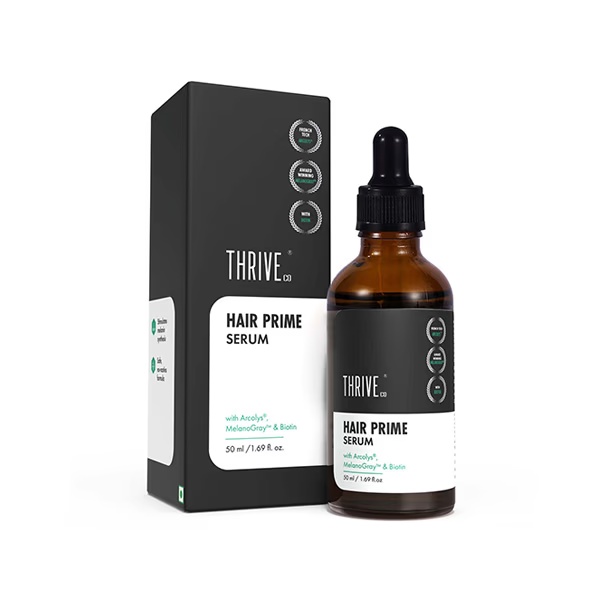Thriveco Anti-Greying Hair Prime Serum, Reverses Premature Greying 50 ml