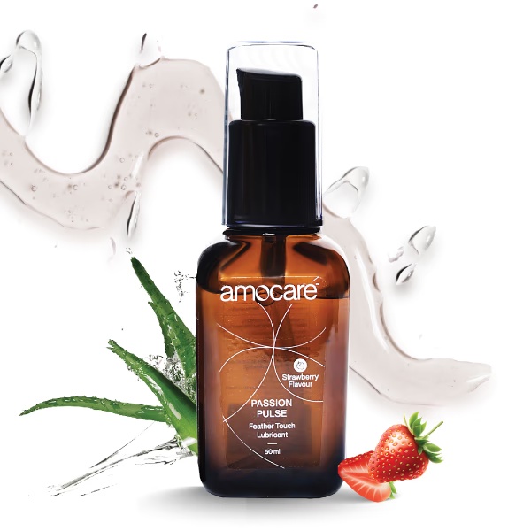 Amocare Passion Pulse Lubricant Gel - Strawberry Flavour 50 ml