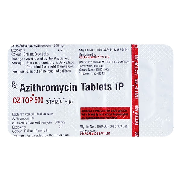OZITOP 500 Tablet 3's