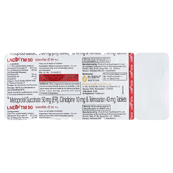 LNDIP TM 50 Tablet 10's