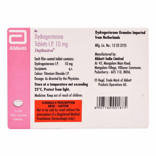 Duphaston 10mg Tablet 10'S