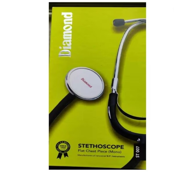 Diamond Flat Chest Piece Mono Stethoscope (ST007)