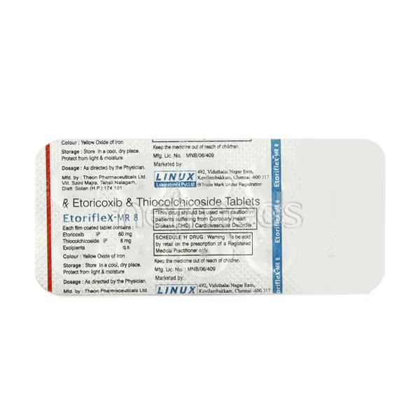 Etoriflex MR 8mg Tablet 10'S