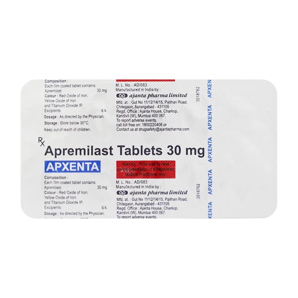 Apxenta 30mg Tablet 10'S