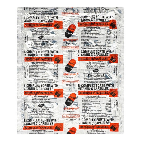 Becosules Capsule 20'S