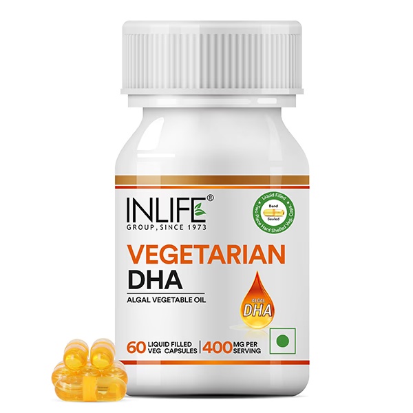 INLIFE Vegetarian DHA Capsules 60's