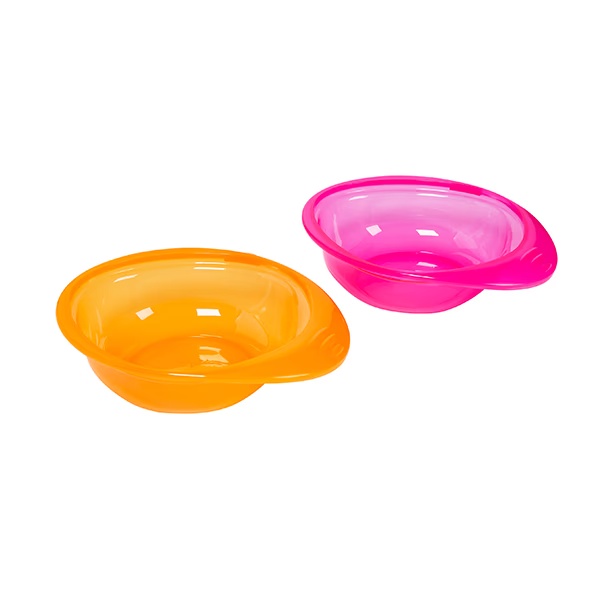 Mothercare First Tastes Weaning Bowls - Pink (Pack of 2)