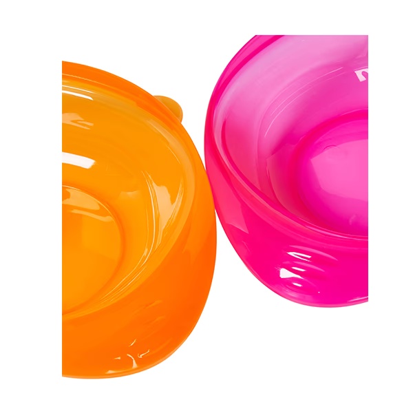 Mothercare First Tastes Weaning Bowls - Pink (Pack of 2)