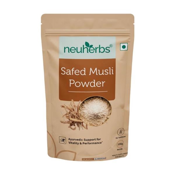 Neuherbs Organic Safed Musli Powder 100 gm