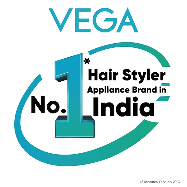 Vega 4 In 1 Hair Styler- Hair Straightener, Brush Attachment, Hair Curler and Hair Crimper (VHSCC-05) 1's