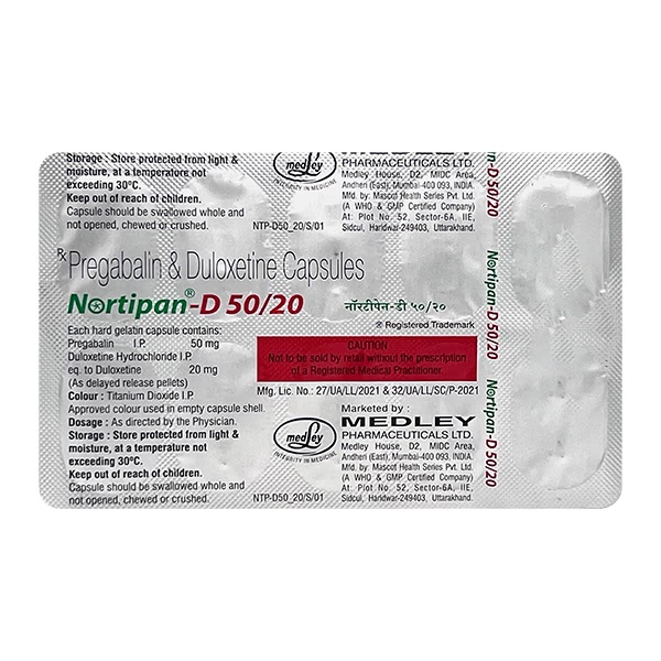 NORTIPAN D Capsule 10's