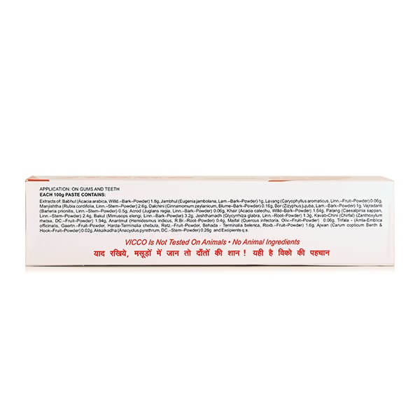 Vicco Vajradanti Ayurvedic Toothpaste - Dalchini Flavour 160 gm