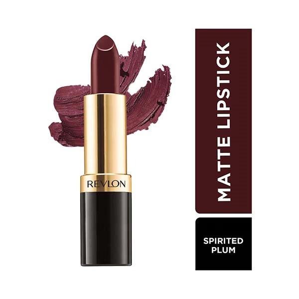 Revlon Super Lustrous Lipstick- Bold Matte-Spirited Plum 4.2 gm