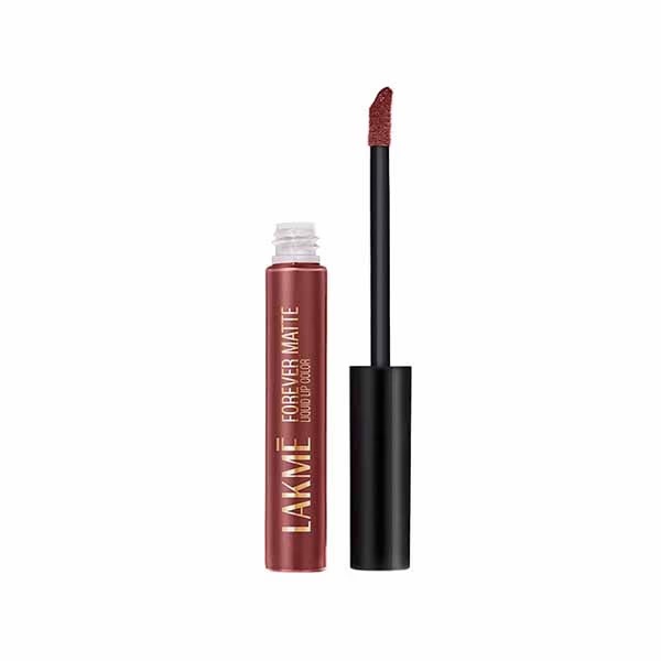 Lakme Forever Matte Liquid Lip, 16hr Lipstick,  Nude Dream, 5.6ml