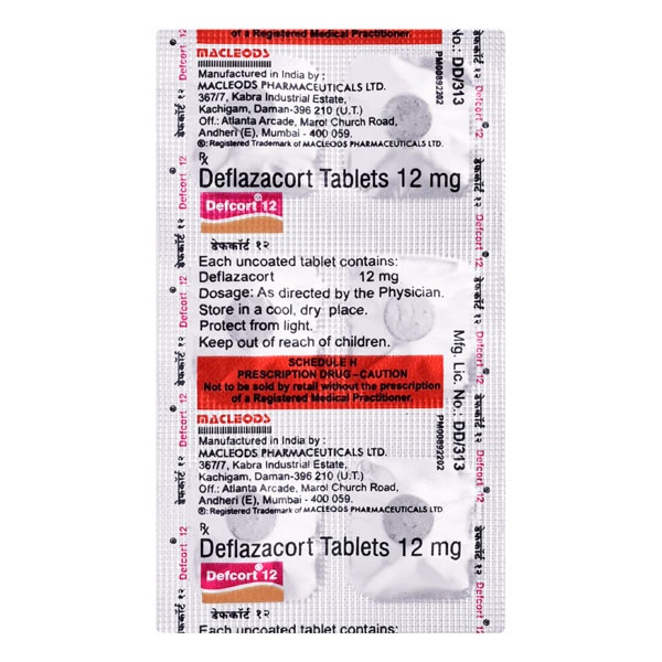 Defcort 12mg Tablet 6'S