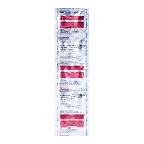 Kefpod CV 200mg Tablet 10'S