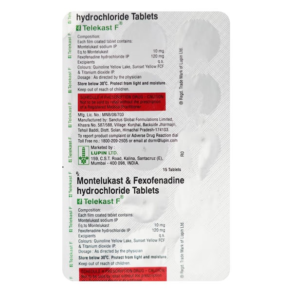 TELEKAST F Tablet 15's