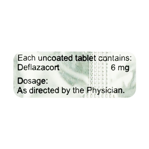 Defcort 6mg Tablet 10'S
