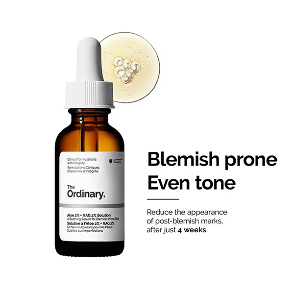 The Ordinary Aloe 2% + NAG 2% Solution (INT) 30 ml