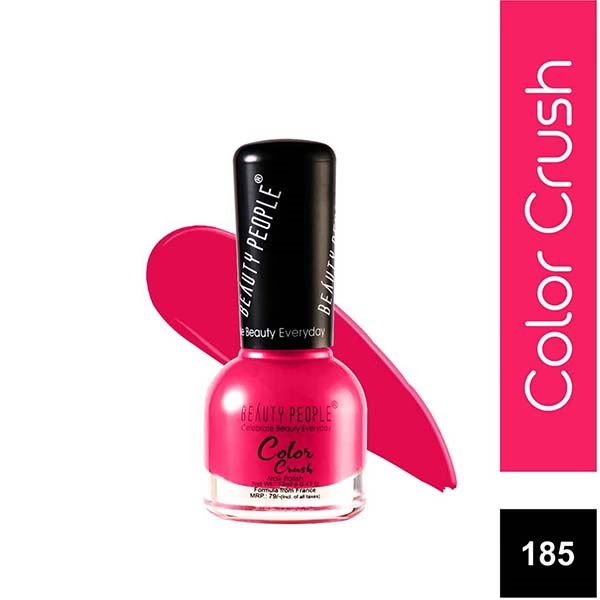Beauty People Color Crush Nail Polish 185 Pretty Pink 11 ml