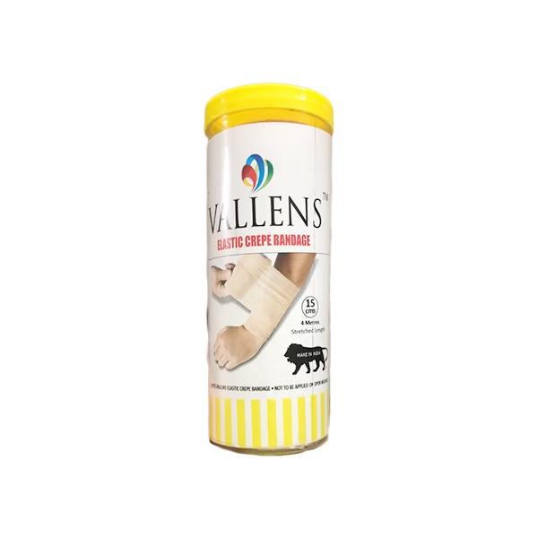 Vallens Crepe Bandage (15 cm x 4 mtr) 1's