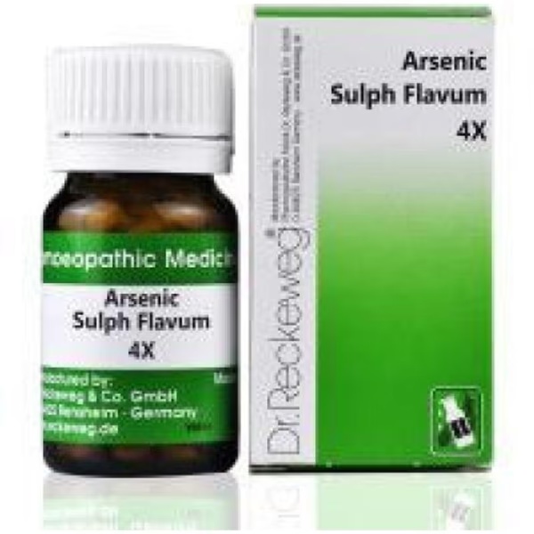 Adel Ars. Sulf Flav. 4X (4 grain) Tablet 20 gm