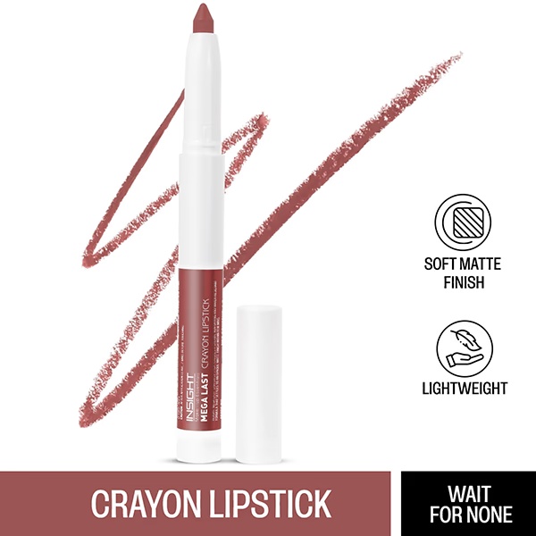 Insight Cosmetics Mega Last Crayon Lipstick-Wait for None (13) 1.3gm