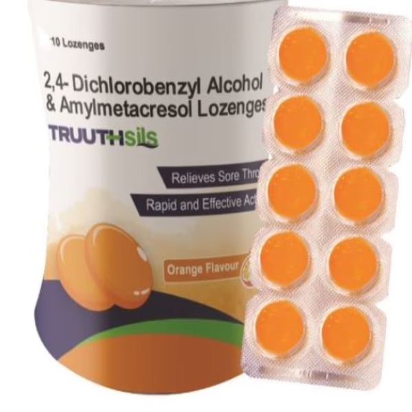 Truuthsils Lozenges - Medicated Orange 10's