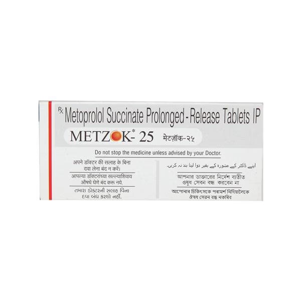 Metzok 25mg Tablet 10'S