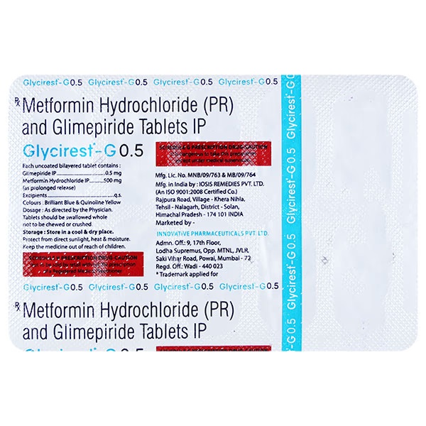 GLYCIREST G 0.5 Tablet 10's 1 8254-glycirest-g-0-5-tablet-10-s-1.jpg