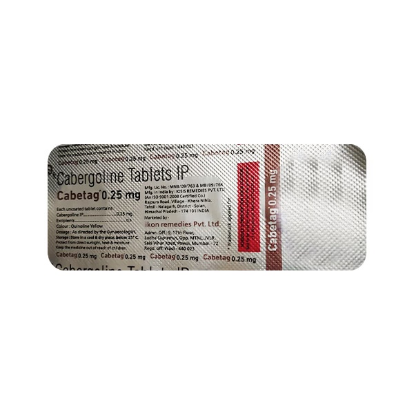 CABETAG 0.25mg Tablet 2's