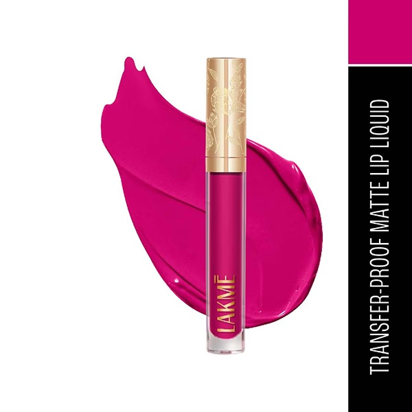 Lakme Rouge Bloom Matte Lip Liquid Fierce Fuchsia 502 3.5 ml